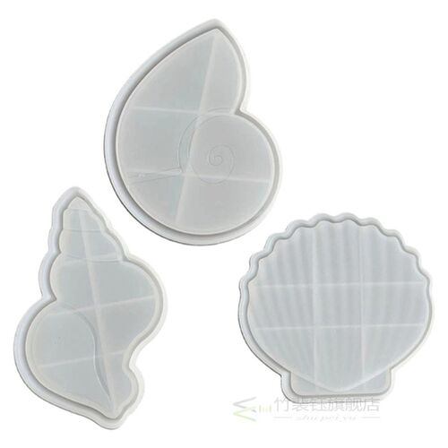 Shell Conch Tray Epoxy Resin Mold Serving Board Plate Silico