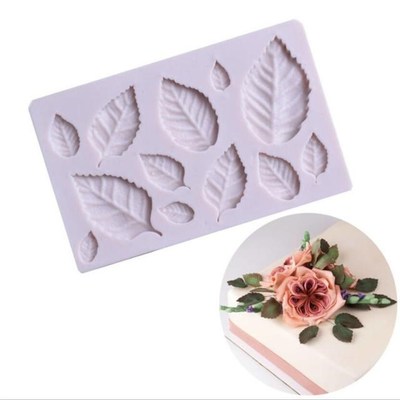 Leaves Sugarcraft 1 piece Leaf Silicone mold Fondant Mold Ca