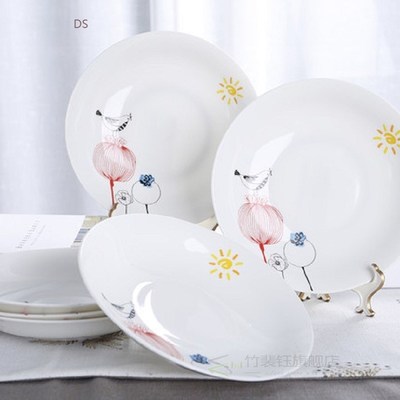 Bone china 16PIECES Guci  tableware dishes set  test simple