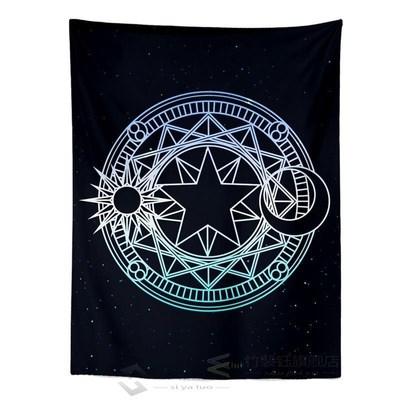 Better Quality The Moon Star Tapestry Wall Hanging Astrology