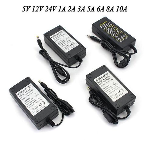 Universal Adapter AC DC 220V 5V 12V 24V LED Power Supply 5.5