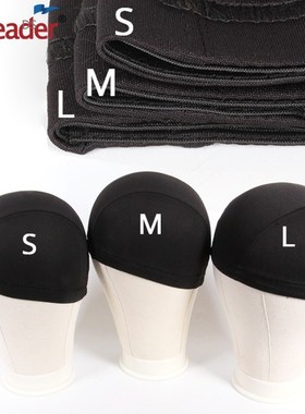 L/M/S Cheap Elastic Mesh Dome Wig Cap for Making Human Hair