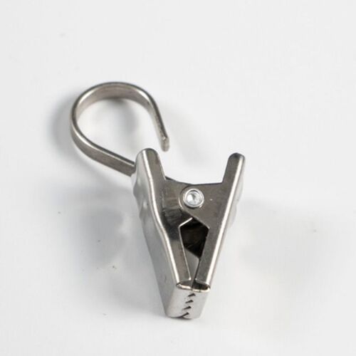 20 Pcs Hanging Clothes Peg Stainless Steel Curtain Clips wit