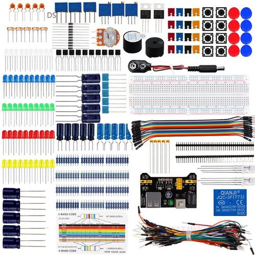 Electronic Component Super kit with Jumper Wires Resistor Tr