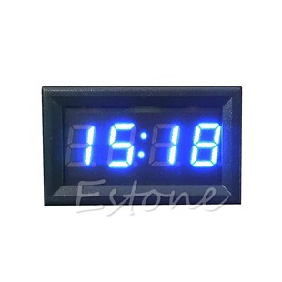 12V/24V Car Motorcycle Accessory Dashboard Digital Clock LED