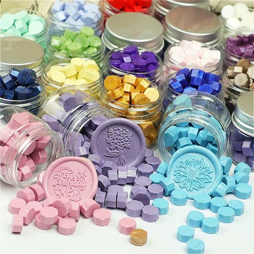 50pcs/lot Wax Seal Stamp Retro Antique Sealing Wax Scrapbook