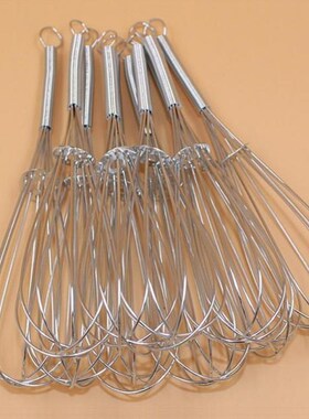 Stainless Steel Egg Beater Wire Balloon Whisk Manual Egg Bea