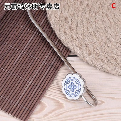 Vintage Porcelain Vase Bookmark 适用于 Books Blue And White