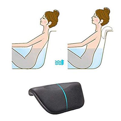 Hot-Spa Bath tub Pillow PU Bath Cushion With Non-Slip Suctio