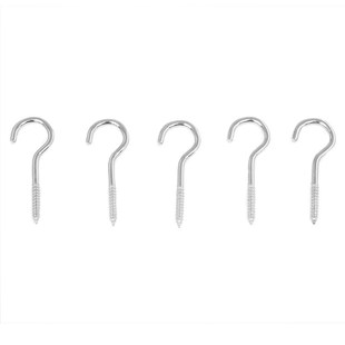 5 Pcs m Thread Ceiling Screw Hooks Picture Hanger Lamp Wire