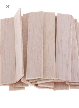 Rectangular nfinished Balsa Wood  Wooden Dowel Rod for Kids