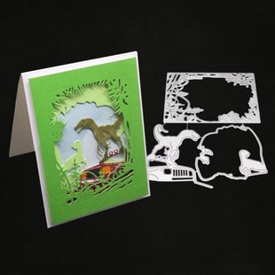 Dinosaur Metal Cutting Dies Stencil DIY Scrap booking Album