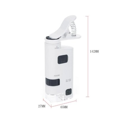80-120X Digital Clip Type Cell Phone Microscope Universal Mi