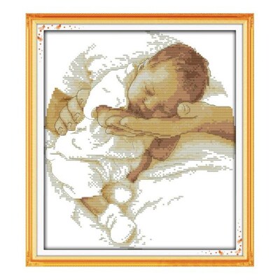 Baby DIY Handmade Needlework Counted 14CT Printed Cross Stit