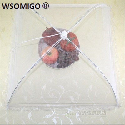 1pcs Kitchen Accessories Square Dish Cover Food Cover Mesh F