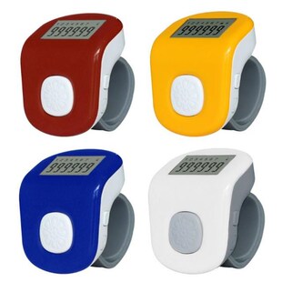 Rechargeable 7-Channel 6-Digit Hand Finger Prayer Counter El