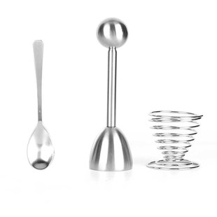 Egg Cutter Topper Set Boiled Egg Cutter Multifunctional Stur
