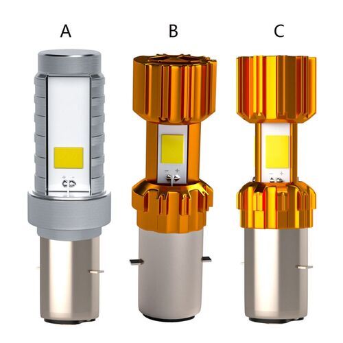 Motorcycle Headlight H6 BA20D COB 12V LED Moto farol moto Hi