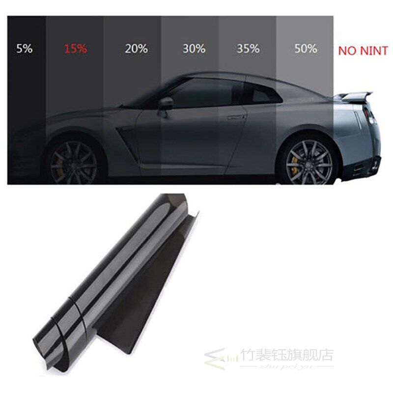 New 50*3m 35% VLT Black Pro Car Home Glass Window Tint Tinti