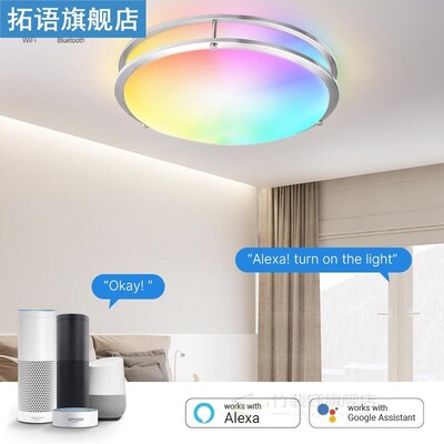 Smart WiFi Downlight RGB Brightness Adjustable Energy Saving