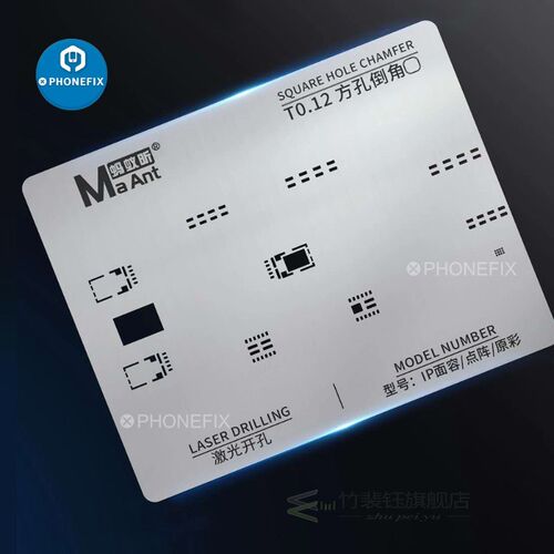 Maant BGA Reballing Stencil for Iphone X-11 Pro Max Dot Matr