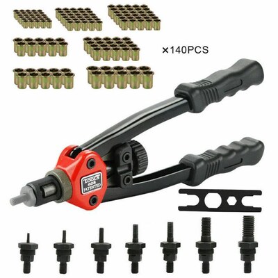 M3 - M12 Nuts Riveting Tool Set Hand Blind Riveter Hand Rive
