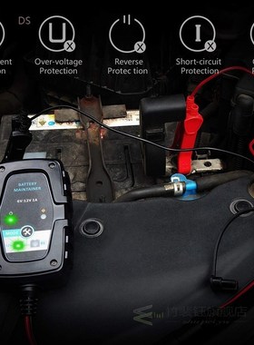 6V 12V 1Amp Trickle Battery Charger Automotive Battery Maint
