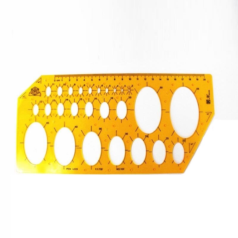 Professional Ellipse Drafting Template 26 Sizes Oval Archite