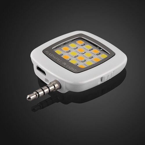 Mini 3.5mm Jack 16 Selfie Flash LED Lamp Portable Mobile Pho