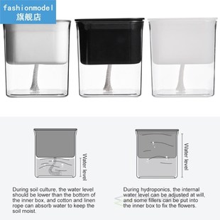 Automatic Water-absorbing Flowerpot Potted Hydroponic Plant