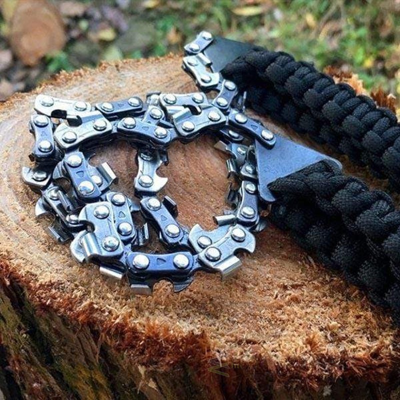 Pocket Chain saw Survival Gear Manual Hand Steel Rope Chain