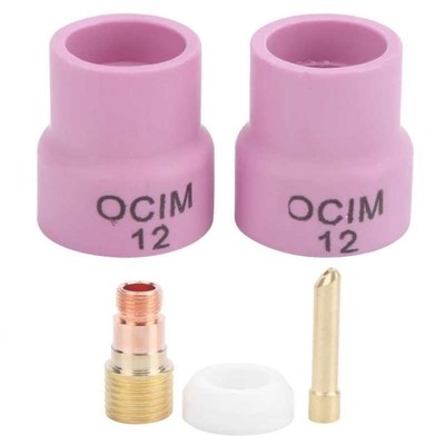 Ceramic Welding Cup Set 12# Accessories 适用于 Air-Cooled We