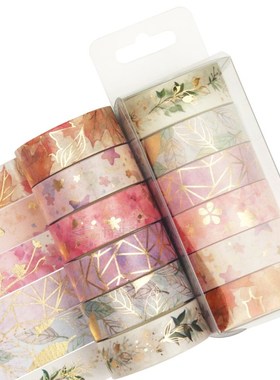 6Rolls/Set Flower F Washi Tape Floral Decorative Tape Scrapb