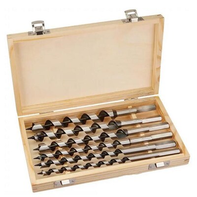 6Pcs/Set 6/8/10/12/16/20mm Wookworking Auger Drill Bit Lengt
