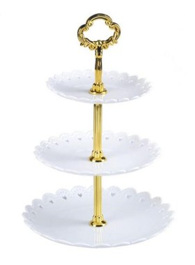 3 Tier Cake Stand Afternoon Tea Wedding Plates Party Tablewa