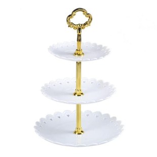 3 Tier Cake Stand Afternoon Tea Wedding Plates Party Tablewa