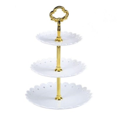 3 Tier Cake Stand Afternoon Tea Wedding Plates Party Tablewa