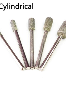 *6pcs Round diamond grinding head wheel dremel rotary tool b