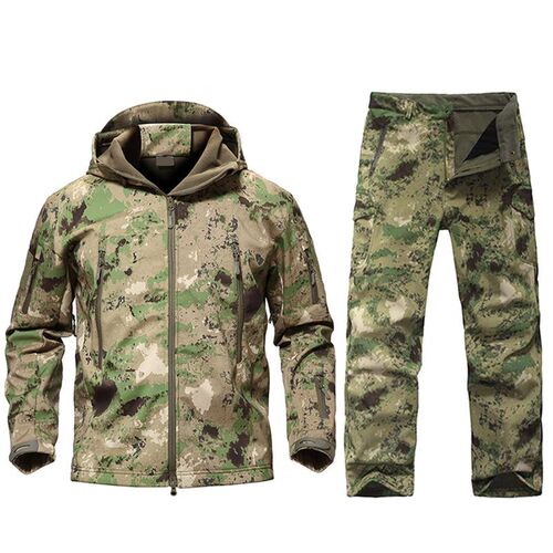 Outdoor Tactical Military Jacket Men TAD Softshell Fleece Ca
