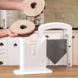Bagel Slicer Guillotine Perfect Bagel Cutter Every Time For