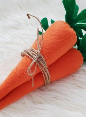 Easter Decorations Carrot Party Decorations Artificial Carro