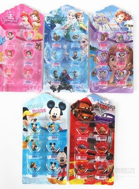 6pcs/set  Frozen Cars Princes Sofia Mickey Mouse Seal Stampe
