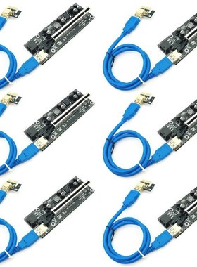 6pcs Newest 009S PLUS USB 3.0 PCI-E Riser VER009 Express 1X