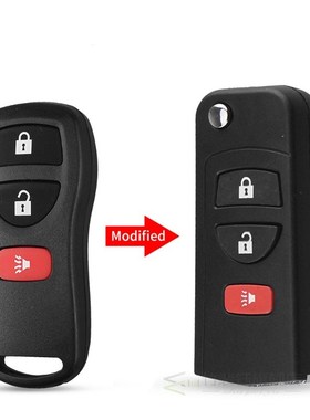 KEYYOU For Nissan Replacement Remote Car Key Shell For Nissa