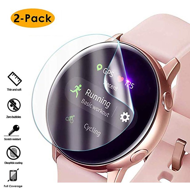 2pcs ltra-thin Protective Film for Samsung Galaxy Watch Acti