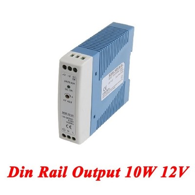 MDR-10 Mini Din Rail Power Supply 10W 12V 0.84A,Switching Po
