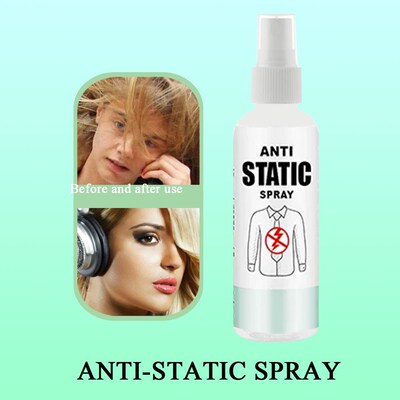 30/100ml Antistatic Spray Static Remover Sprays Clothes  Ant