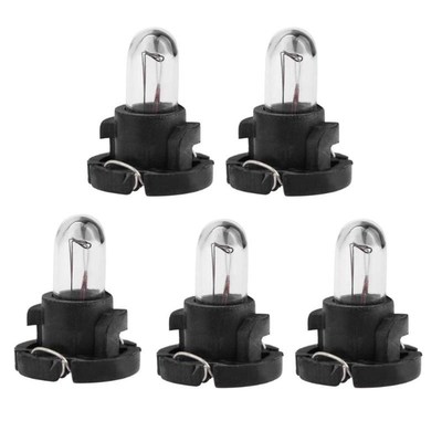 5pcs T4 12V Car Auto Interior Instrut Light Bulbs Dashboard