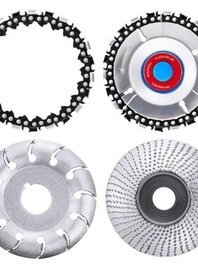 Grinder Chain Disc Set Wood Grinding Wheel 22 Teeth Wood Sha