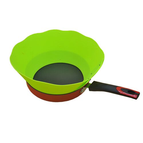 Adjustable Oil Barrier Cooking Silicone Pot Circle Anti Spla